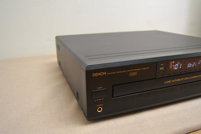 Denon DCM-370 CD Carousel 5 Discs * Box * Remote (not working )