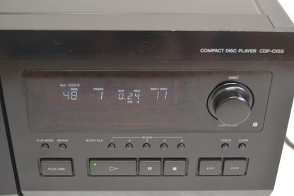 Sony Compact Disc Player CDP-CX53 Mega Storage 50 + 1 * Fully Serviced *