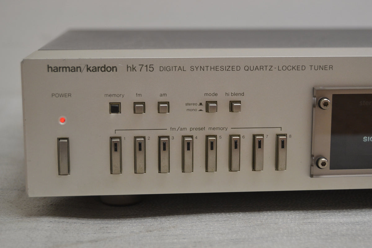 Harman Kardon HK-715 Stereo Tuner * Fully Serviced to Factory Specs
