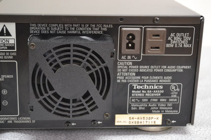 Technics SA-AX530 Stereo receiver * 80W RMS * 1999