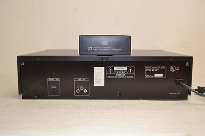 Sony CDP-C9 ESD * CD Changer * 10 Disc Cartridge * ES Line * Fully Serviced * New Belts