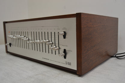 Pioneer SG-9500 Graphic Equalizer * Fully Serviced * Original Wood Case *