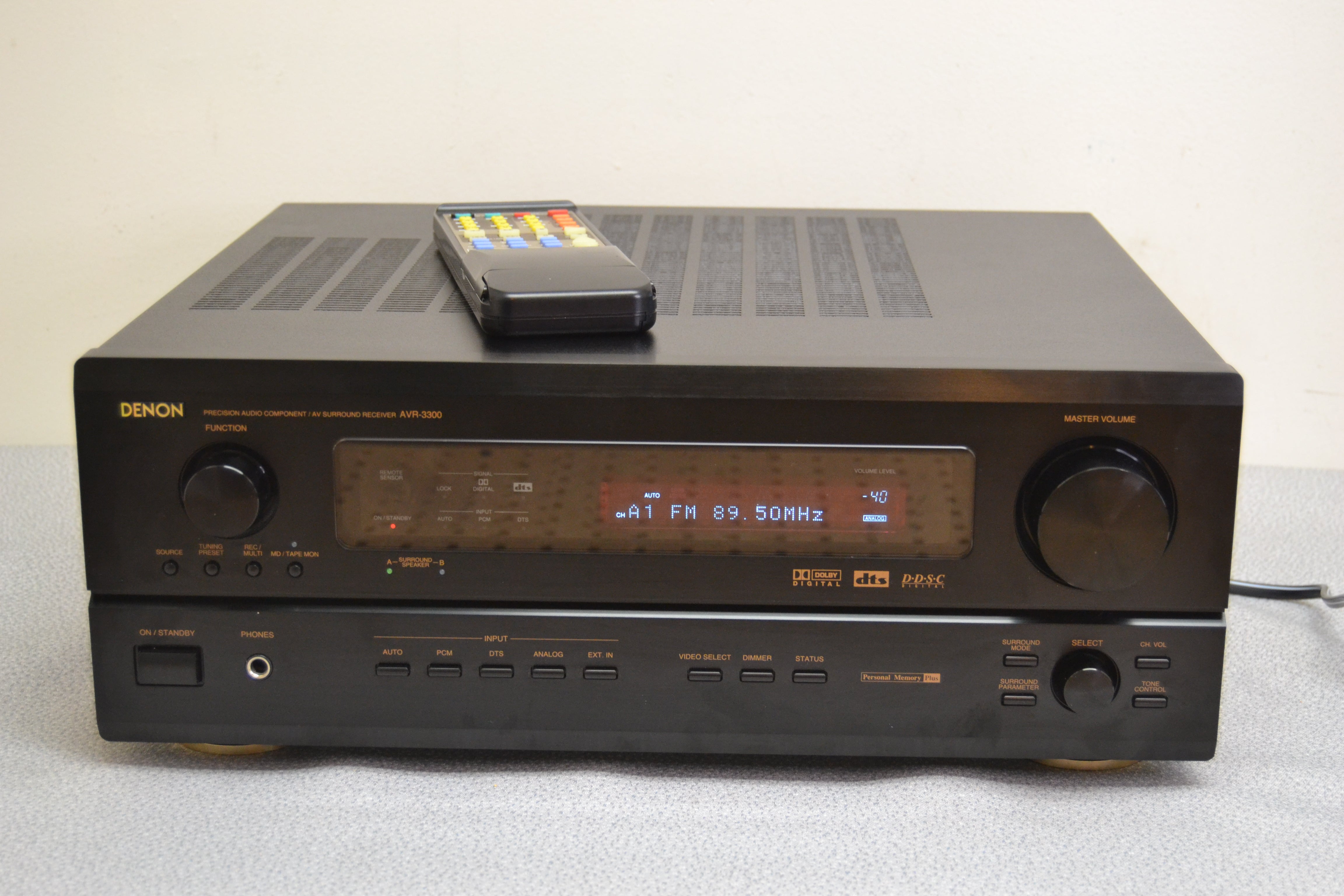 Denon AVR-3300 Stereo Receiver * 105W RMS * 2000 * Remote