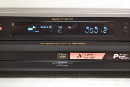 Sony DVP-NC655P 5-disc carousel DVD/CD changer with progressive scan * Fully Serviced * New Belts
