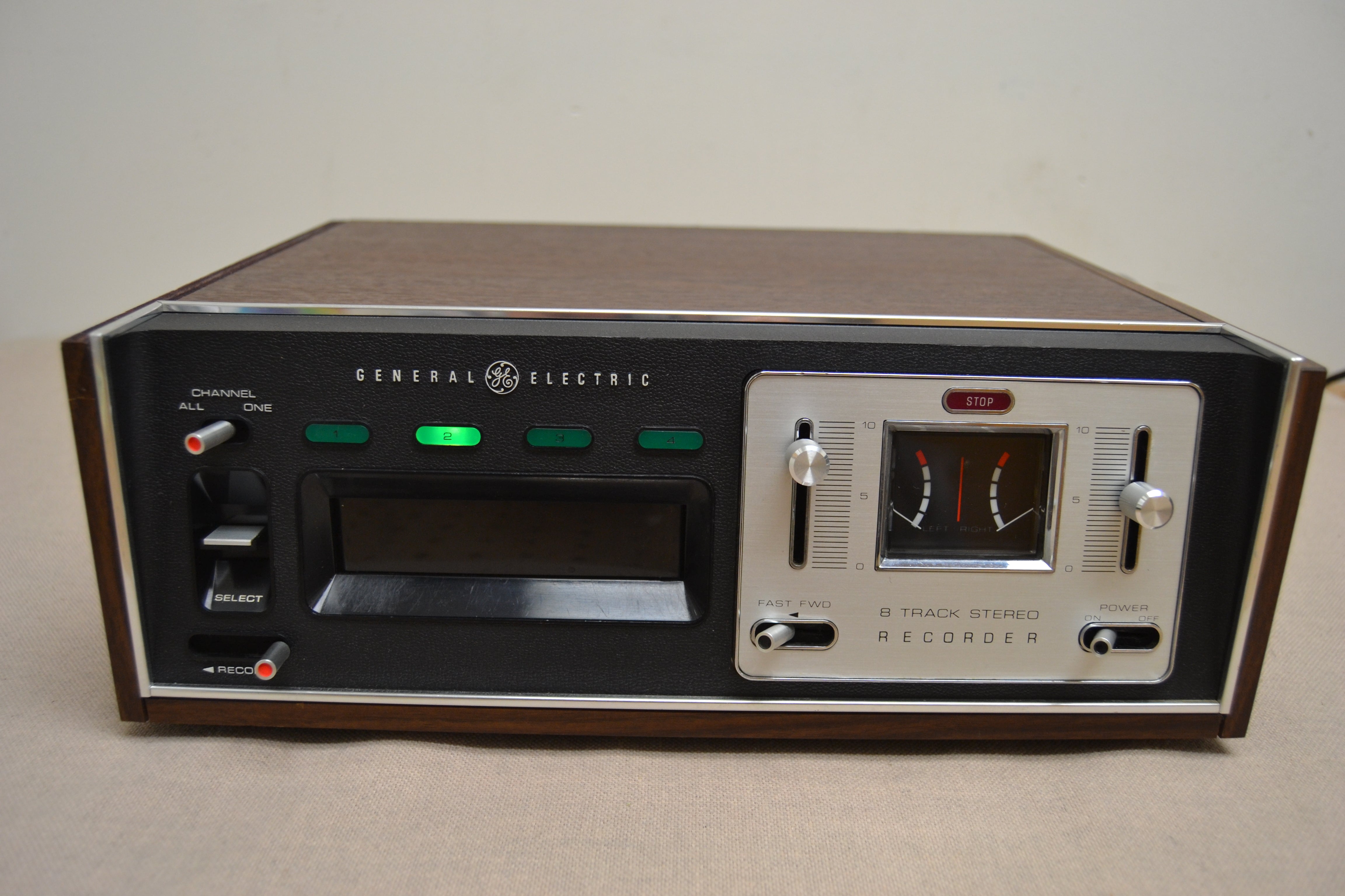 GE General Electric TA-600A * 8 Track Player/Recorder * Fully Serviced * New Belts