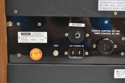 Teac A2340SX Reel to Reel * 7 in * Fully Serviced