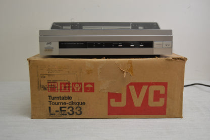 JVC L-E33 Linear Tracking Turntable * Box * Fully Serviced