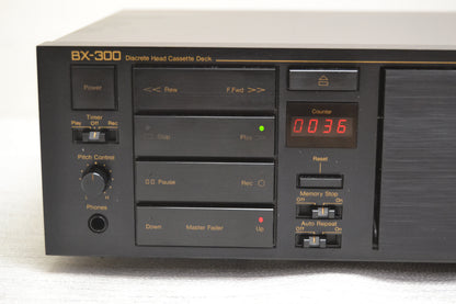 Nakamichi BX-300 Stereo Cassette Deck * 3 Heads * Fully Serviced * New Belts
