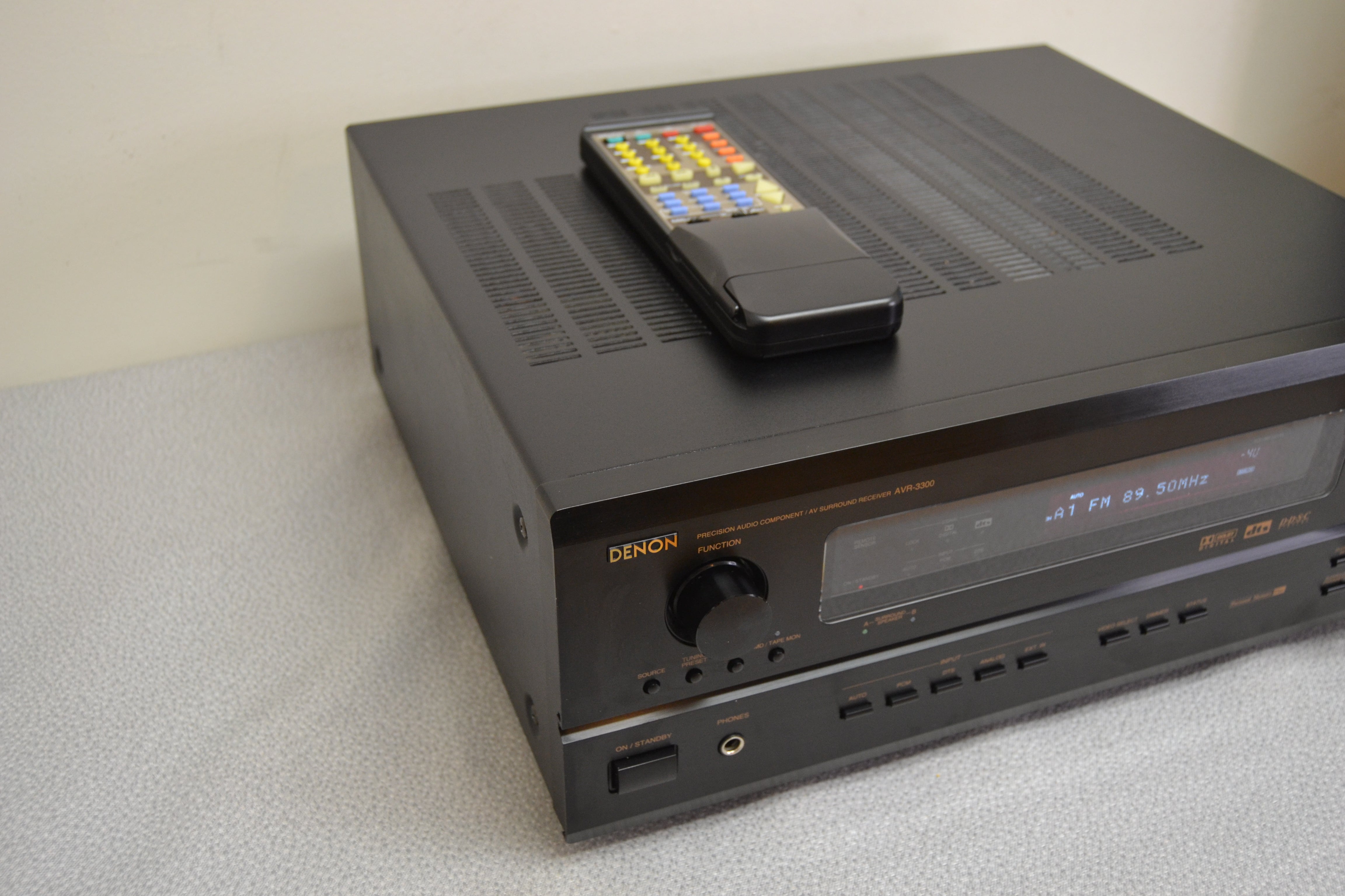 Denon AVR-3300 Stereo Receiver * 105W RMS * 2000 * Remote – The