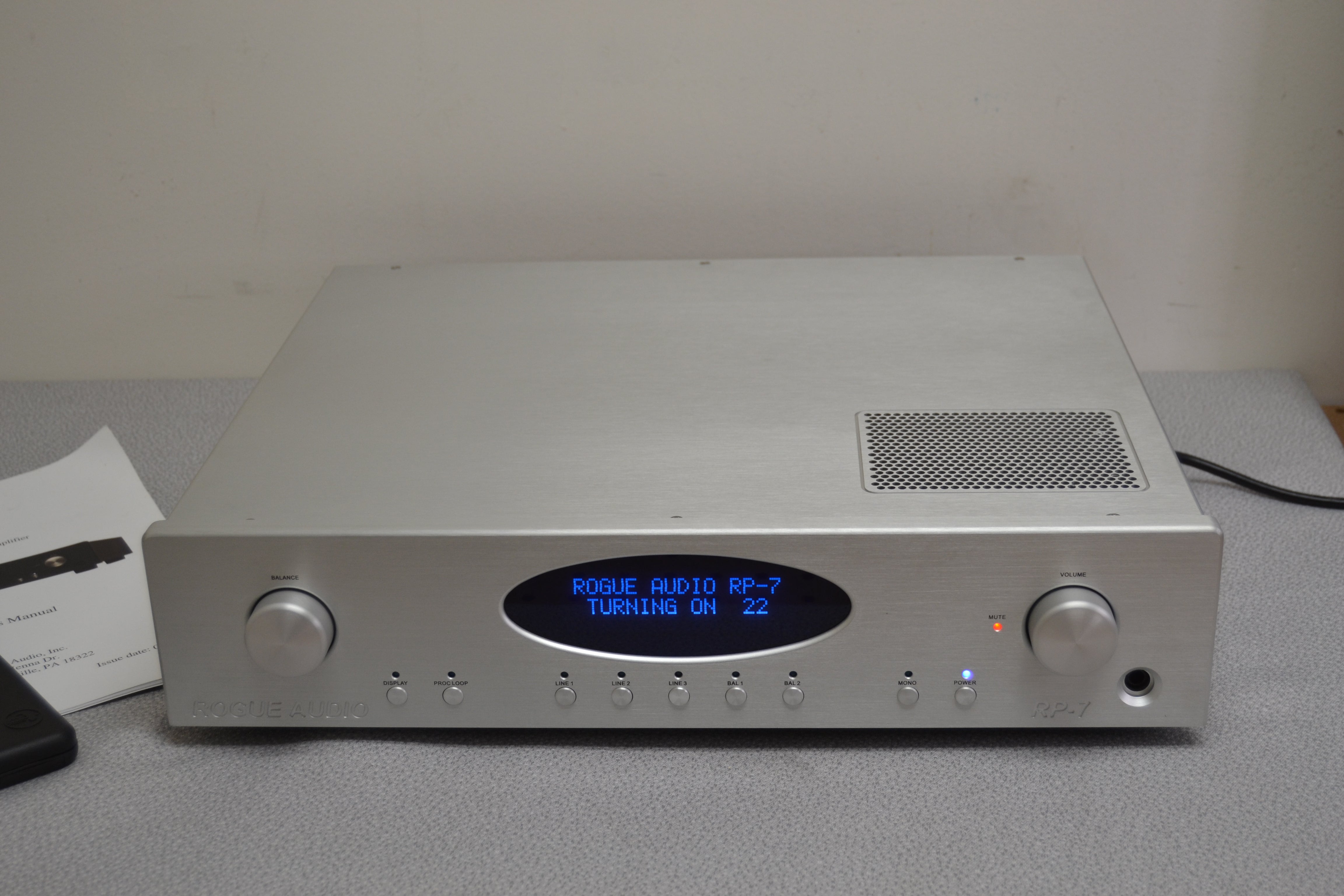 Rouge Audio RP-7 Tube Stereo Preamplifier * Store Demo Unit in MINT Condition * Box