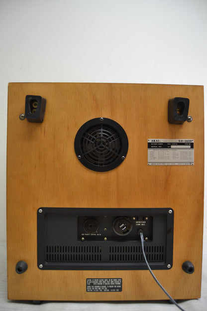 Akai GX-365D Reel to Reel Deck * Wood Box with Cover * Fully Serviced