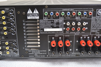 Denon AVR-3300 Stereo Receiver * 105W RMS * 2000 * Remote