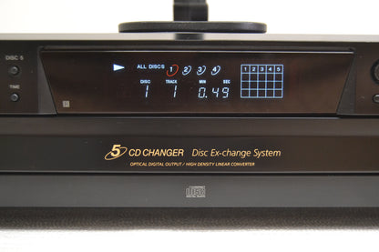 Sony CDP-CE375 CD Carousel 5 Discs * Box * Remote * Fully Serviced
