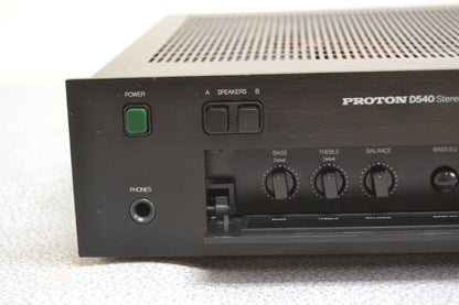 Proton D540 Stereo Integrated Amplifier * 40W RMS * 1980