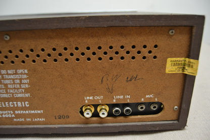 GE General Electric TA-600A * 8 Track Player/Recorder * Fully Serviced * New Belts