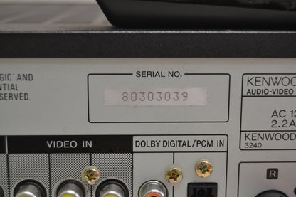 Kenwood VR-209 Stereo Receiver * 100W RMS * Remote * Fully Serviced