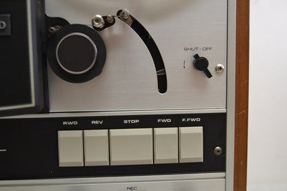 Akai GX-365D Reel to Reel Deck * Wood Box with Cover * Fully Serviced
