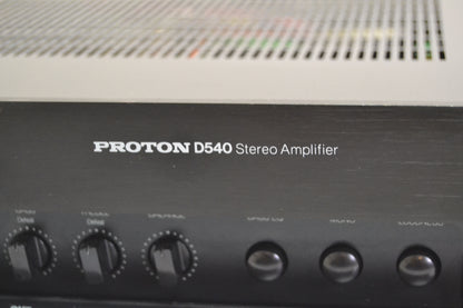Proton D540 Stereo Integrated Amplifier * 40W RMS * 1980