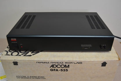 Adcom GFA-535  Stereo Power Amplifier * 60W RMS * Box * Manual