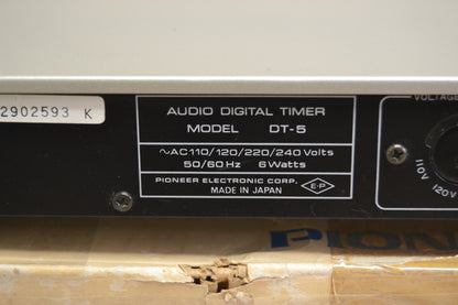 Pioneer DT-5 Audio Timer * Box