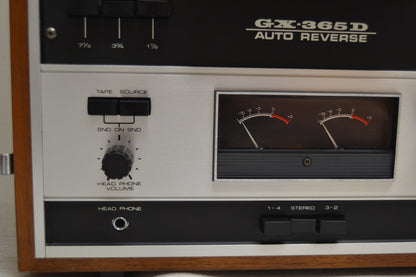 Akai GX-365D Reel to Reel Deck * Wood Box with Cover * Fully Serviced