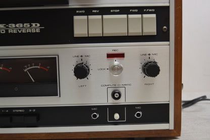Akai GX-365D Reel to Reel Deck * Wood Box with Cover * Fully Serviced