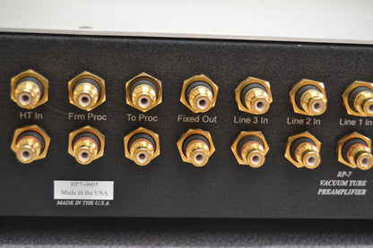 Rouge Audio RP-7 Tube Stereo Preamplifier * Store Demo Unit in MINT Condition * Box