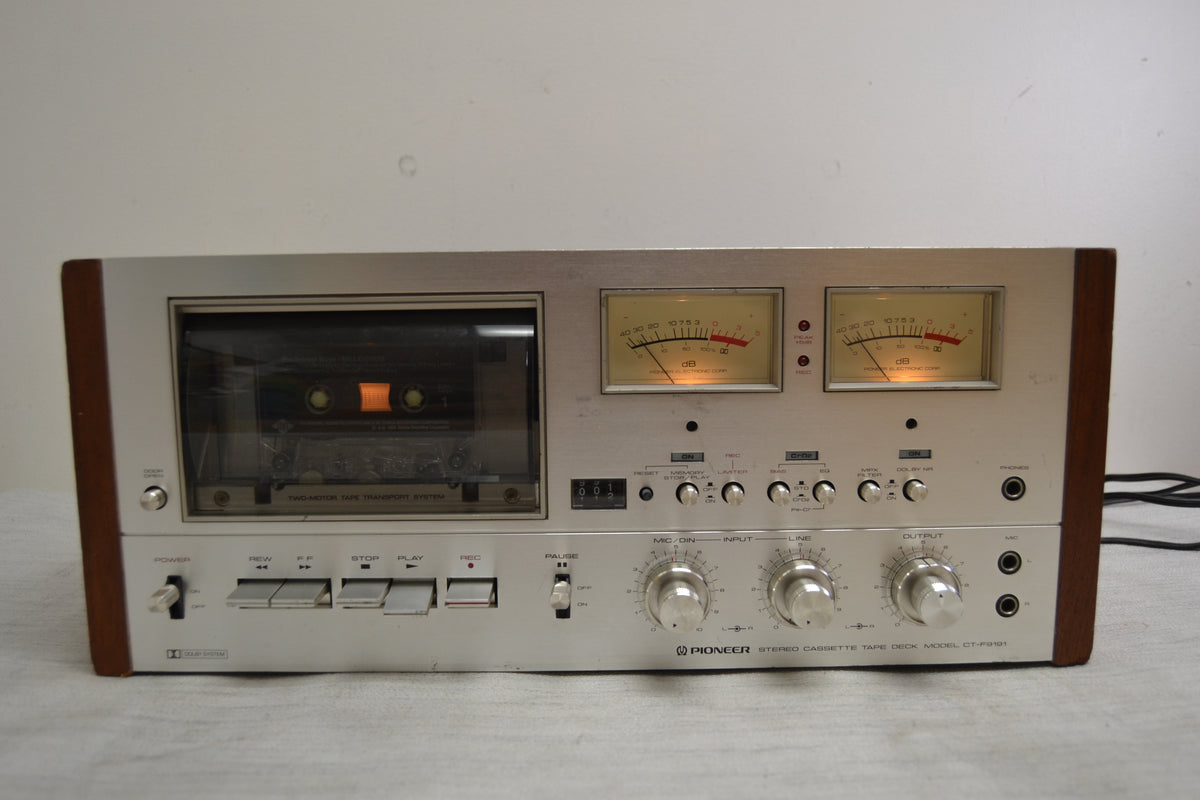 Pioneer CT-F9191 Single Cassette Deck * Fully Serviced * New Belts & Capstan