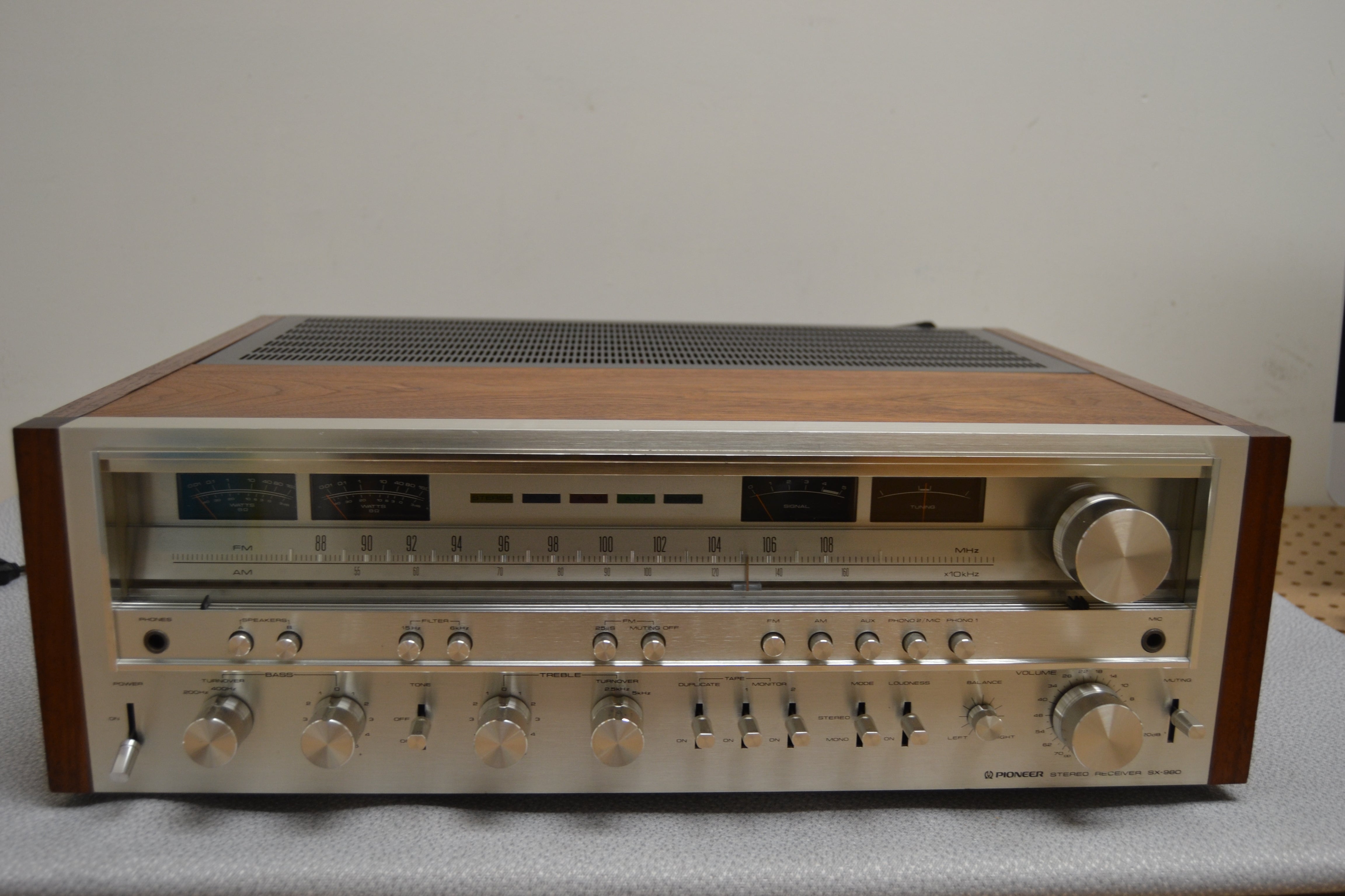 Pioneer SX-980 Stereo Receiver * 80W RMS * Fully Serviced * LED Upgrade