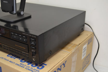 Sony CDP-C435 CD Carousel * 5 Discs * Remote * Box