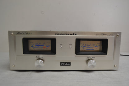 Marantz 170DC Stereo Power Amplifier * Fully Serviced * NEW Heiukko Solid Wood Case