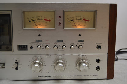 Pioneer CT-F9191 Single Cassette Deck * Fully Serviced * New Belts & Capstan
