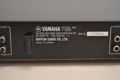 Yamaha T-1000 AM/FM Stereo Tuner