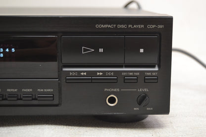 Sony CDP-391 Single CD Player * Remote * Fully Serviced