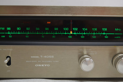 Onkyo T-4055 Stereo Tuner * Fully Serviced to Factory Specs