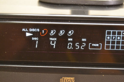 Sony CDP-C435 CD Carousel * 5 Discs * Remote * Box