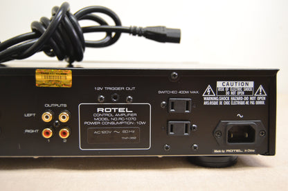 Rotel RC-1070 Stereo Preamplifier * Remote Control
