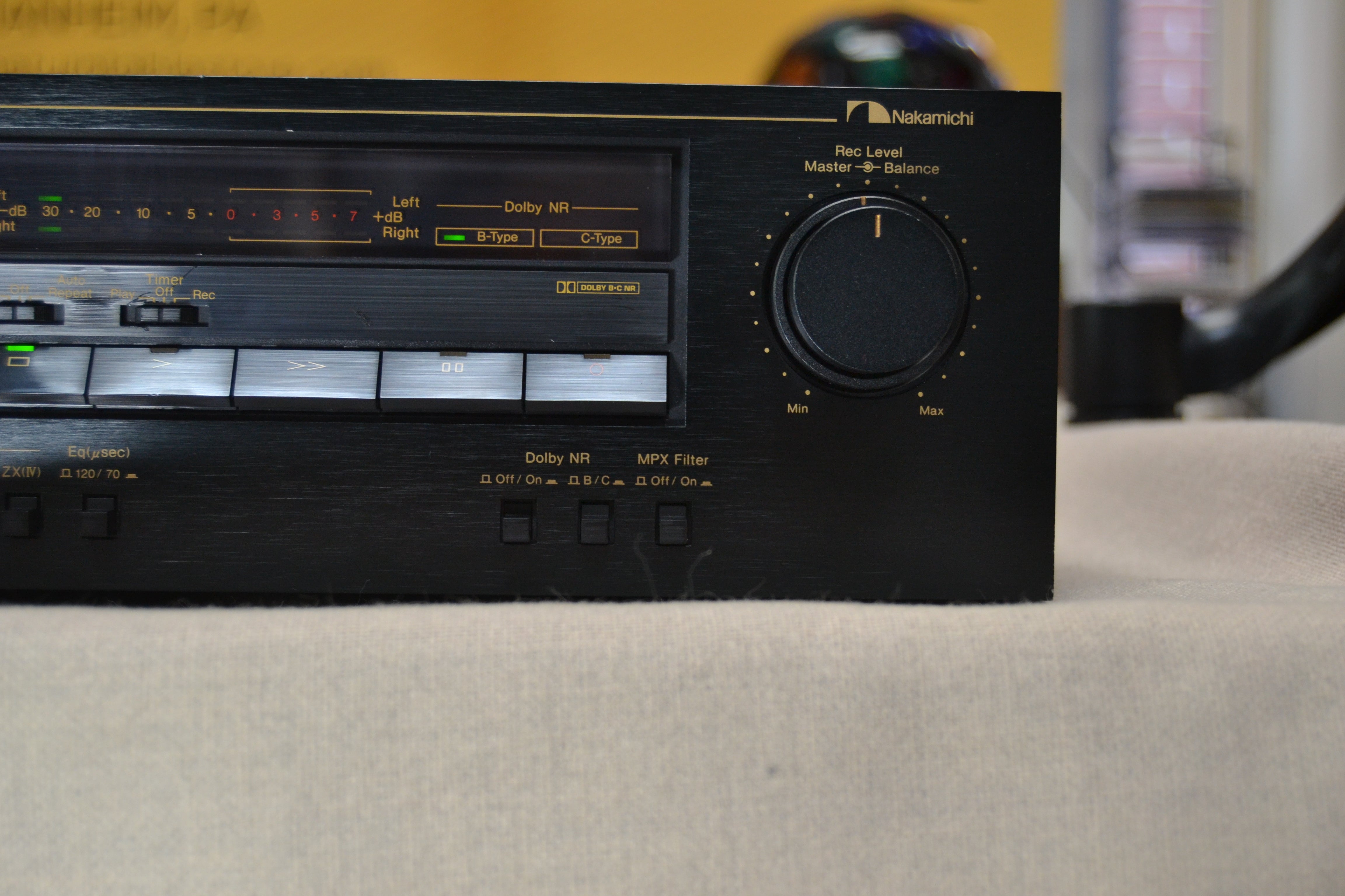 Nakamichi CR-1A Single Cassette Deck * Fully Serviced * New Belts
