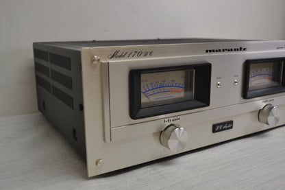 Marantz 170DC Stereo Power Amplifier * Fully Serviced * NEW Heiukko Solid Wood Case