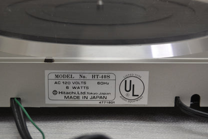 Hitachi HT-40S Turntable * Fully Serviced *