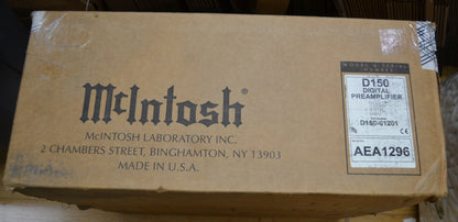 McIntosh D150 Stereo digital preamplifier * Remote * Original Box