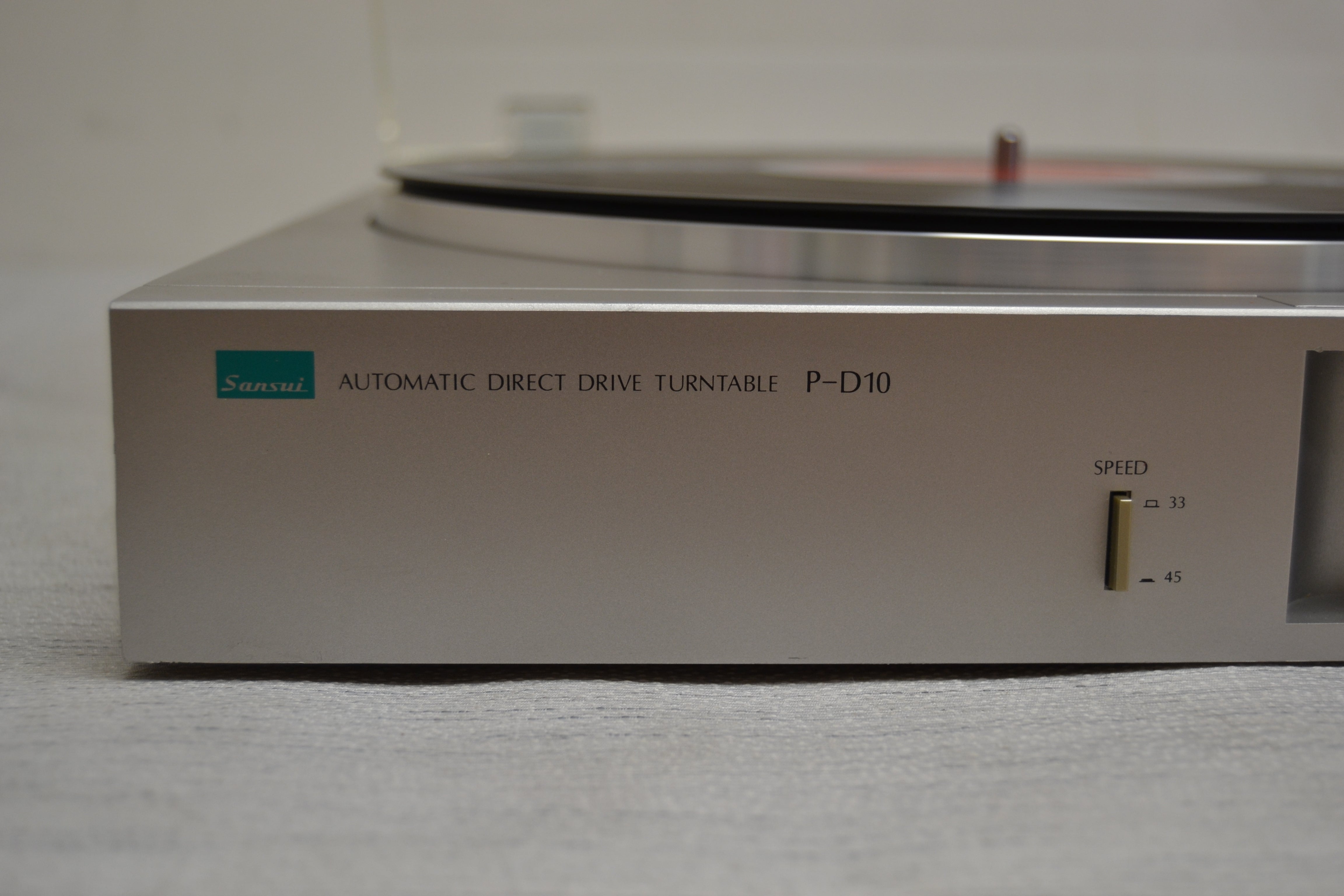 Sansui P-D10 Direct Drive Turntable * New Audio Technica Cartridge * Fully Serviced
