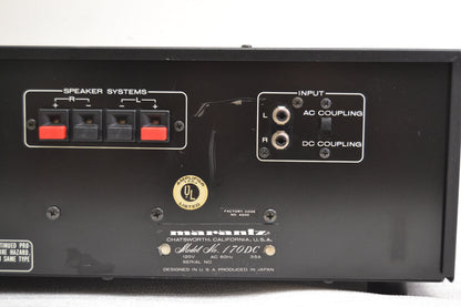 Marantz 170DC Stereo Power Amplifier * Fully Serviced * NEW Heiukko Solid Wood Case