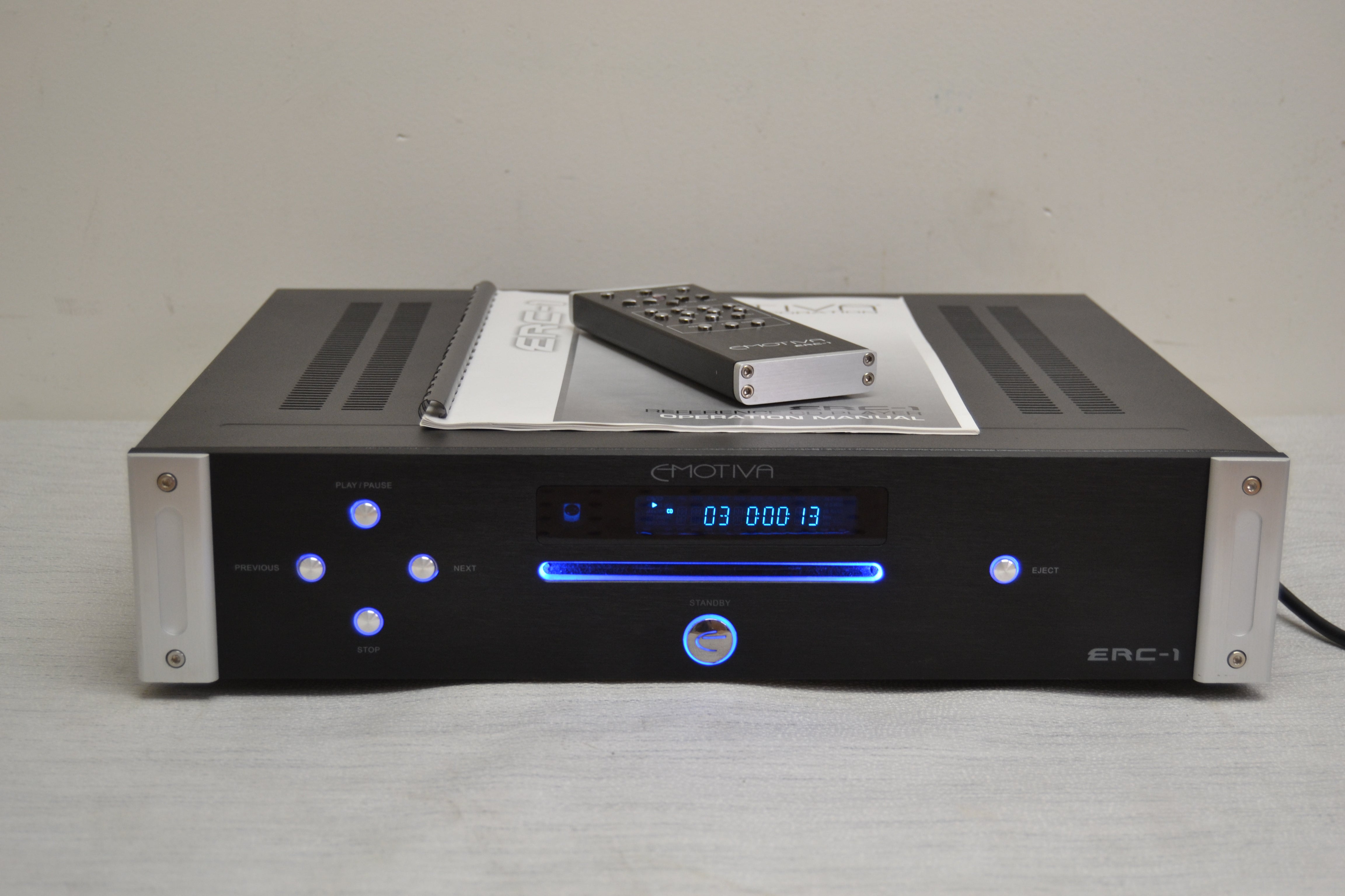 Emotiva ERC-1 Single CD Player * Remote * Manual * Fully Serviced