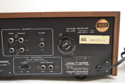Onkyo T-4055 Stereo Tuner * Fully Serviced to Factory Specs