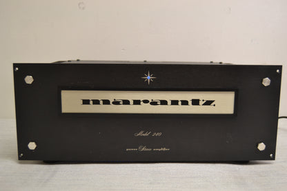 Marantz 240 Stereo Power Amplifier * Fully Serviced * Recapped * NEW Heiukko Solid Wood Case