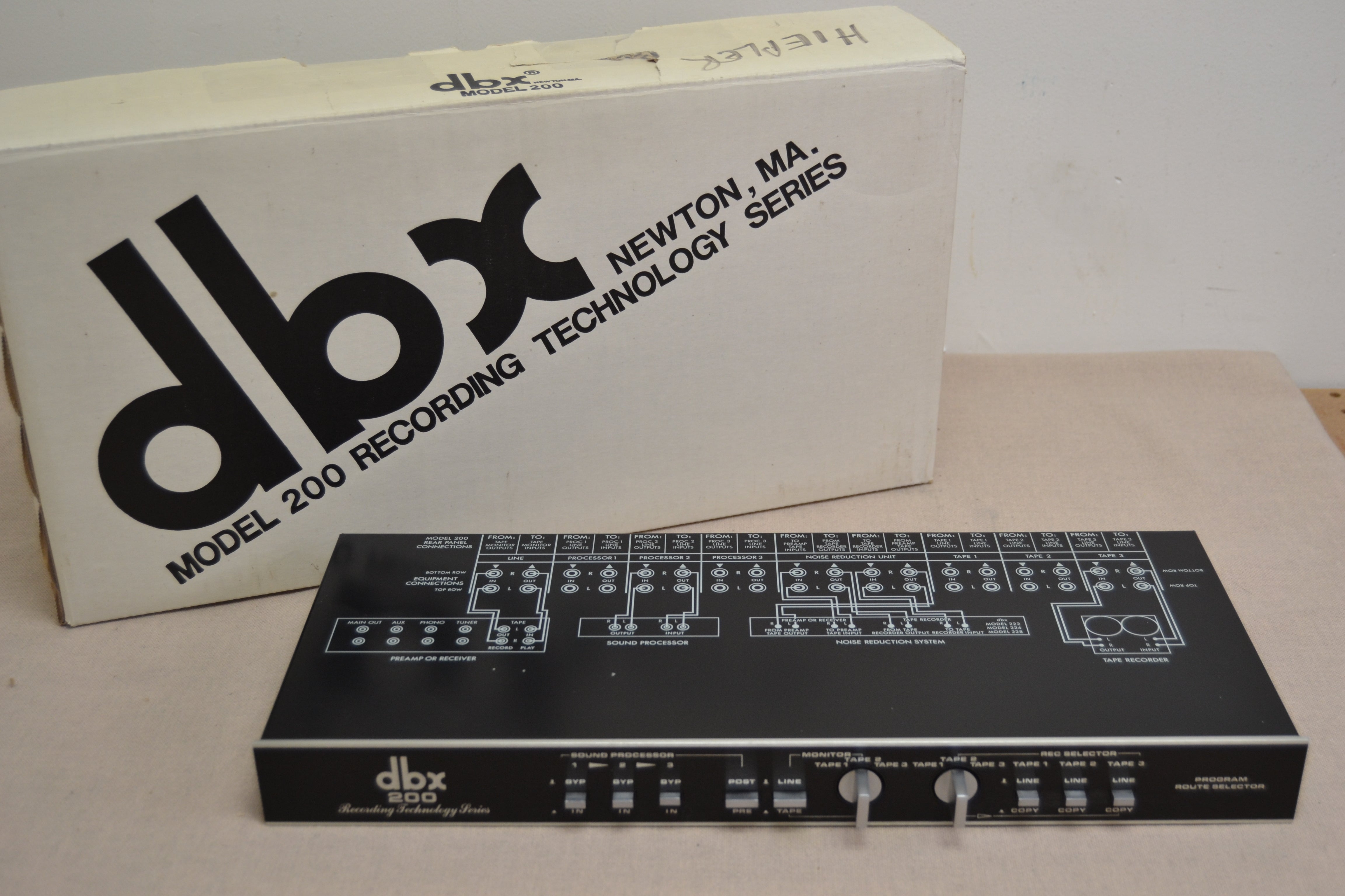 DBX 200  Program Route Selector * Box