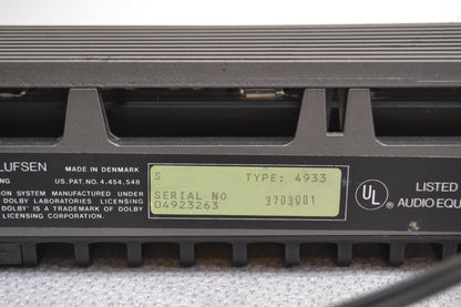 Bang Olufsen B&O BeoCord 5500 - SIngle Cassette Deck 4933 * Fully Serviced * New Belts