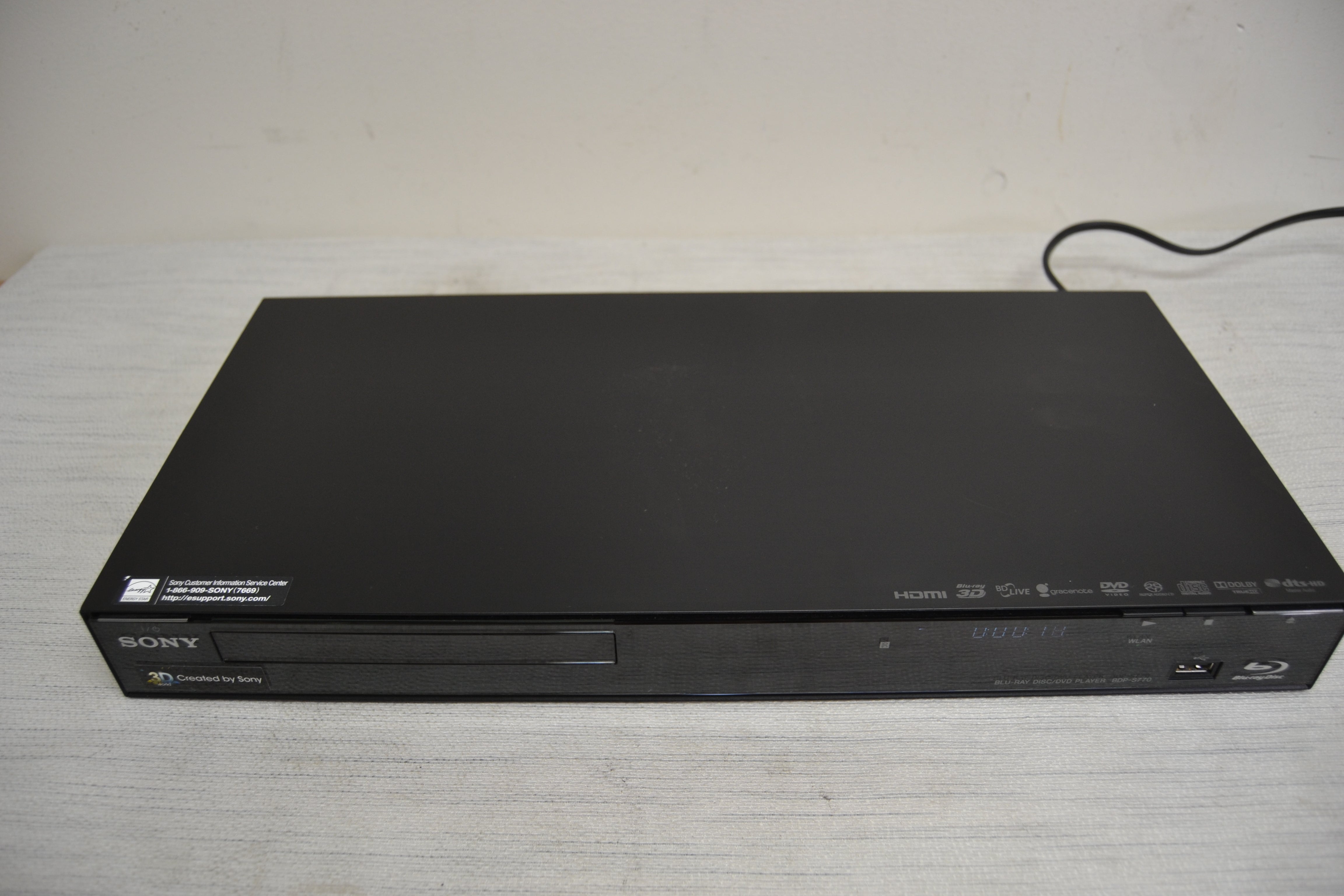 Sony BDP-S770 BluRay Player * Remote * Fully Serviced