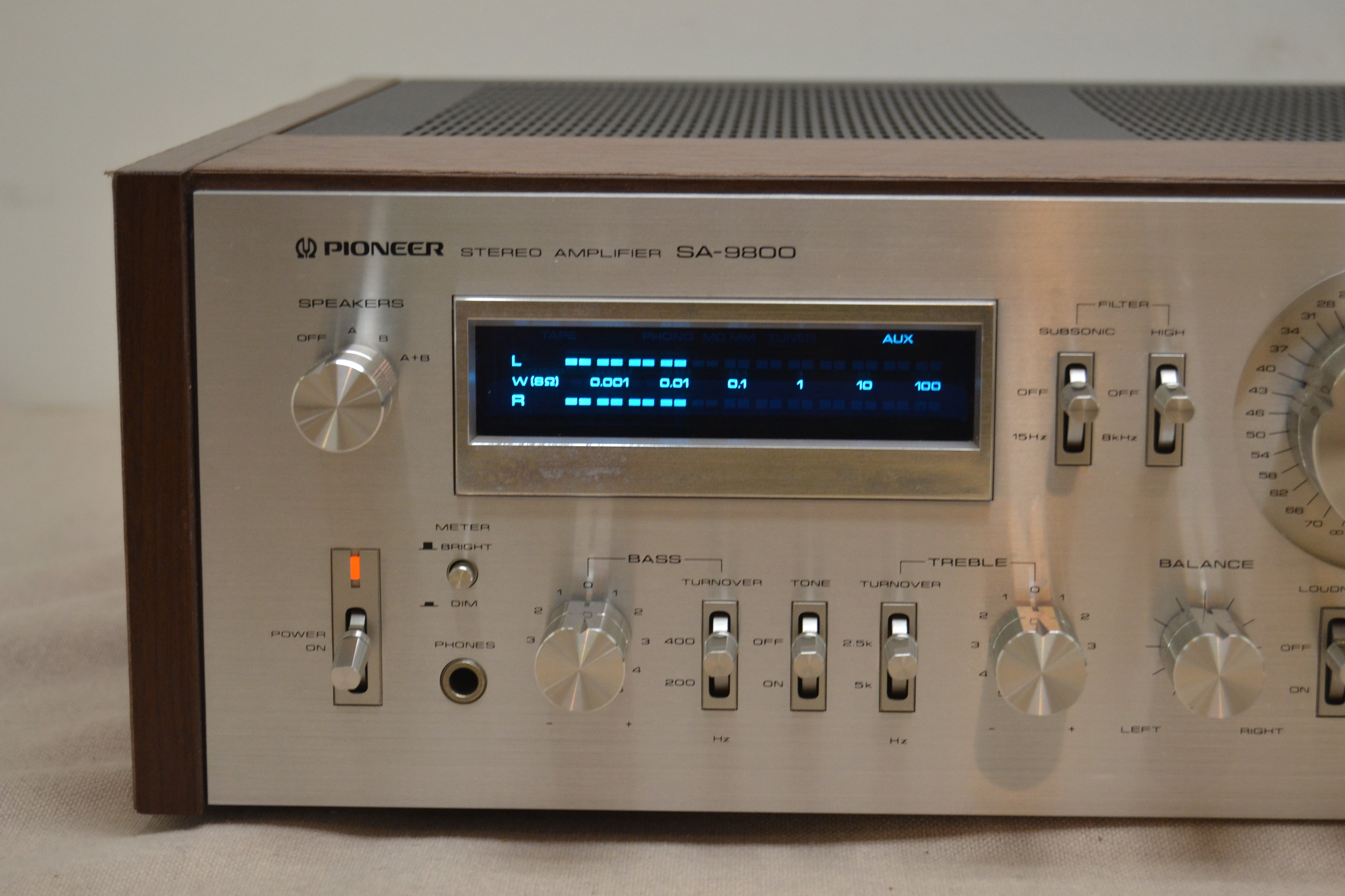 Pioneer SA-9800 Stereo Integrated Amplifier * FULLY RECAPPED